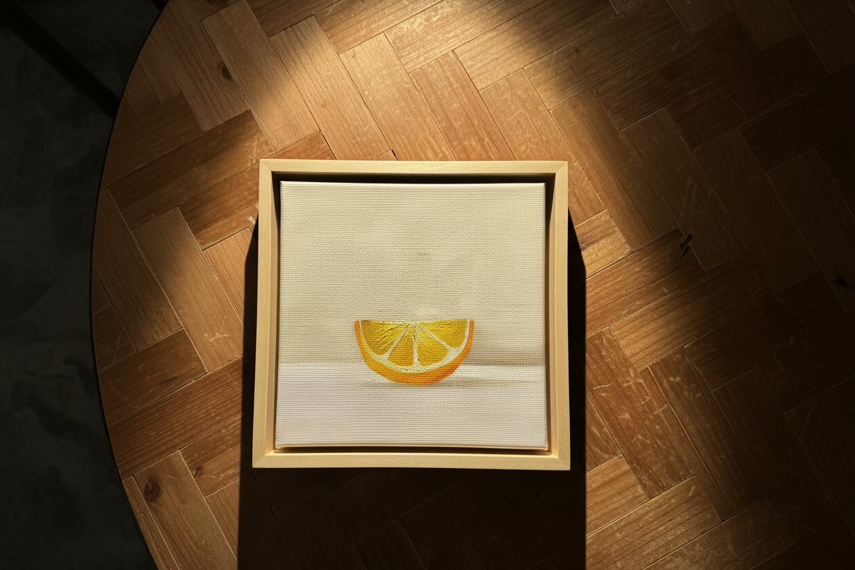 Slice of a lemon