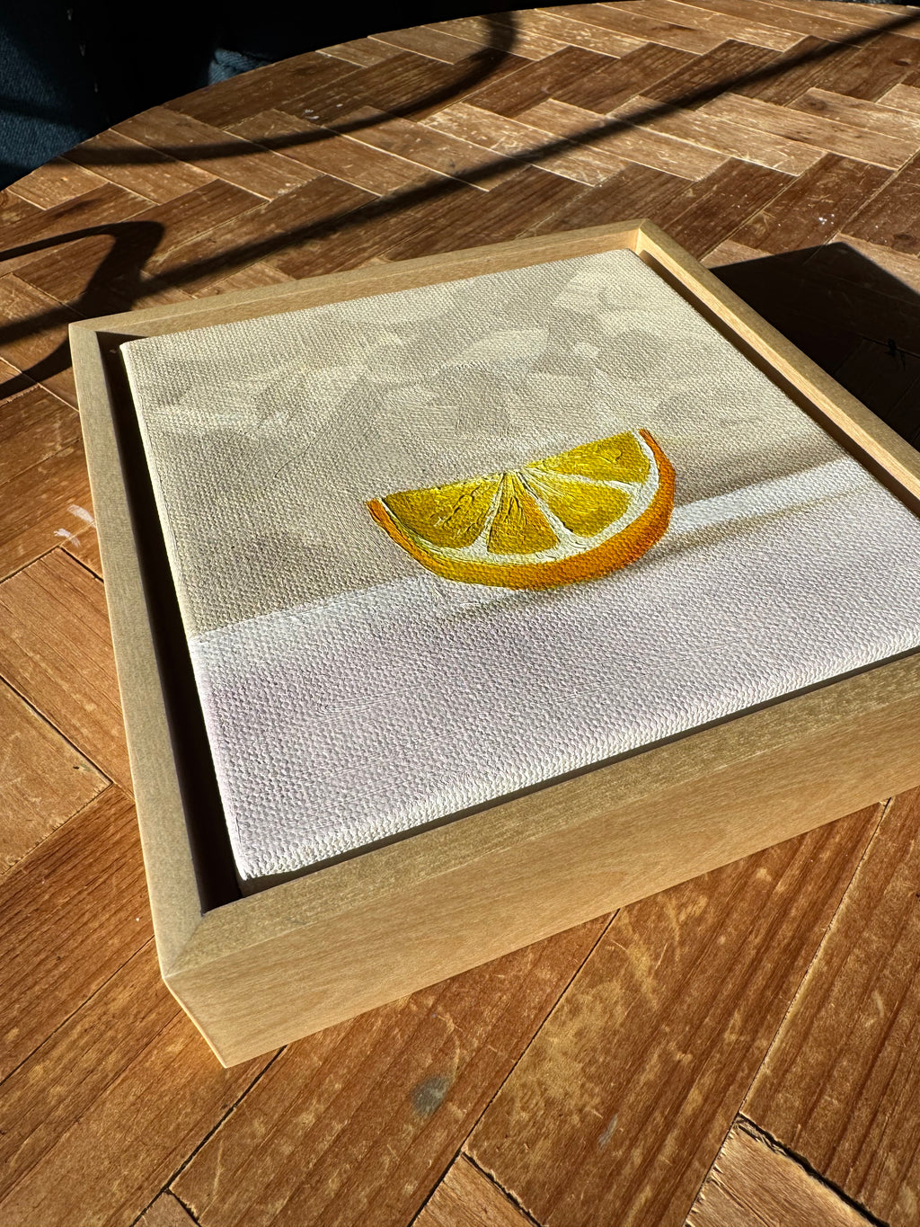 Slice of a lemon