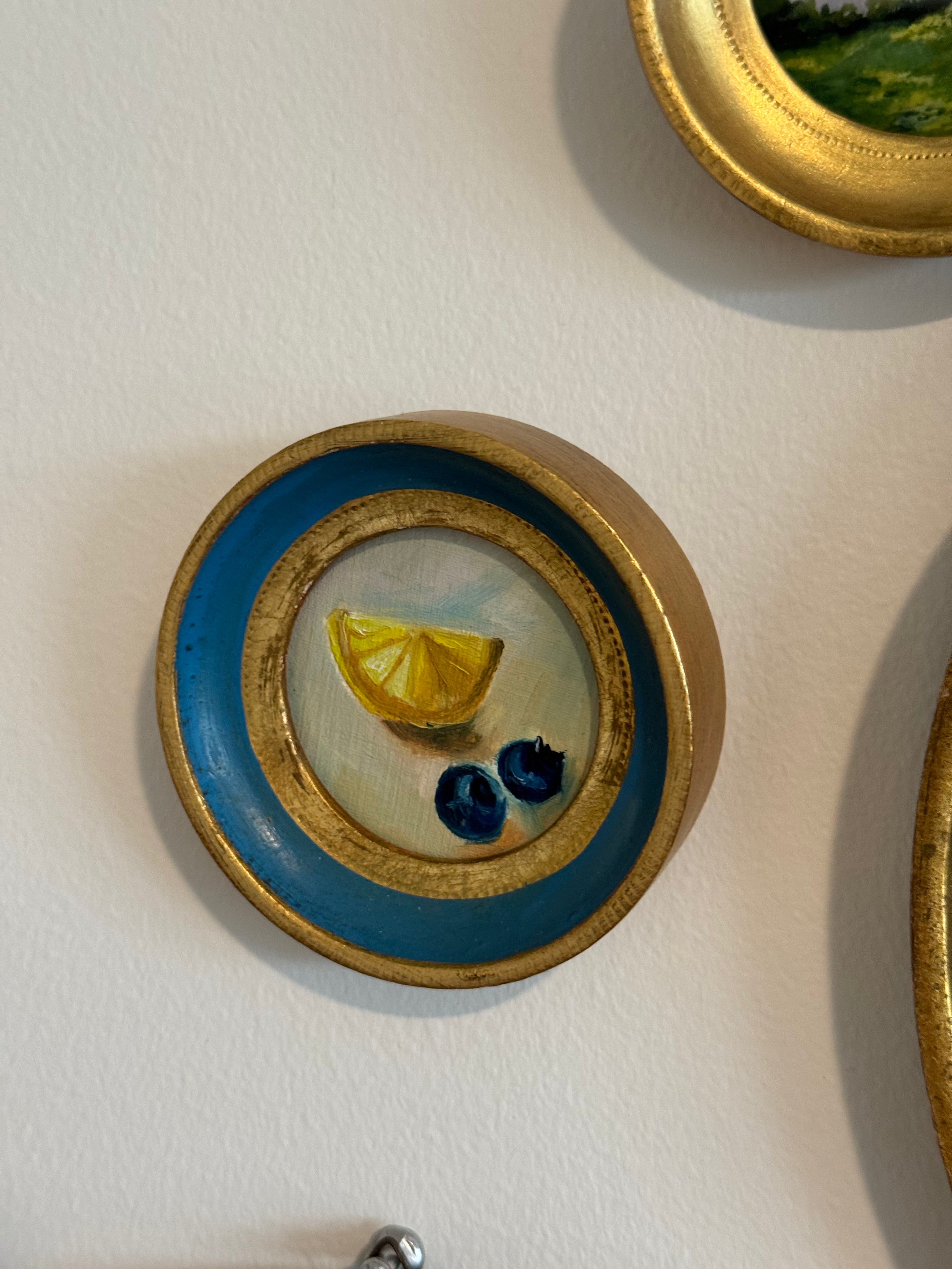 Lemon and Blueberry still life