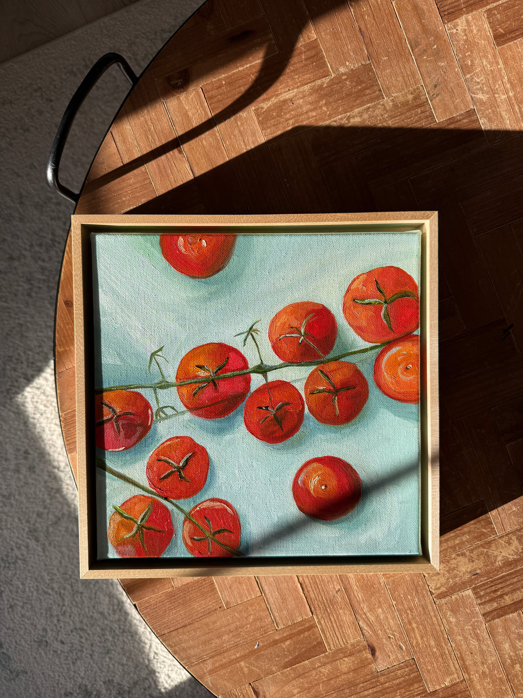 “Tomato on a vine”