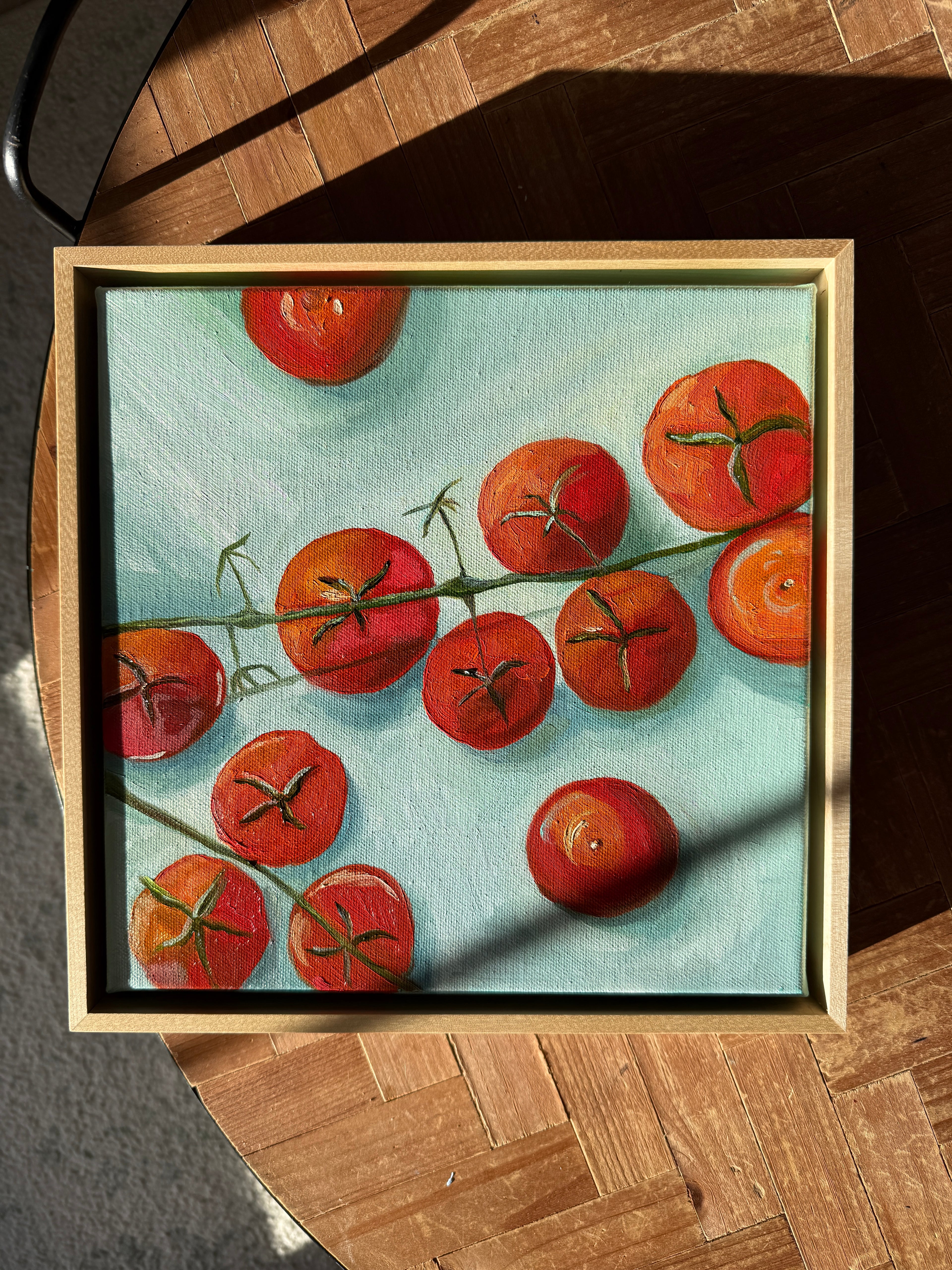 “Tomato on a vine”