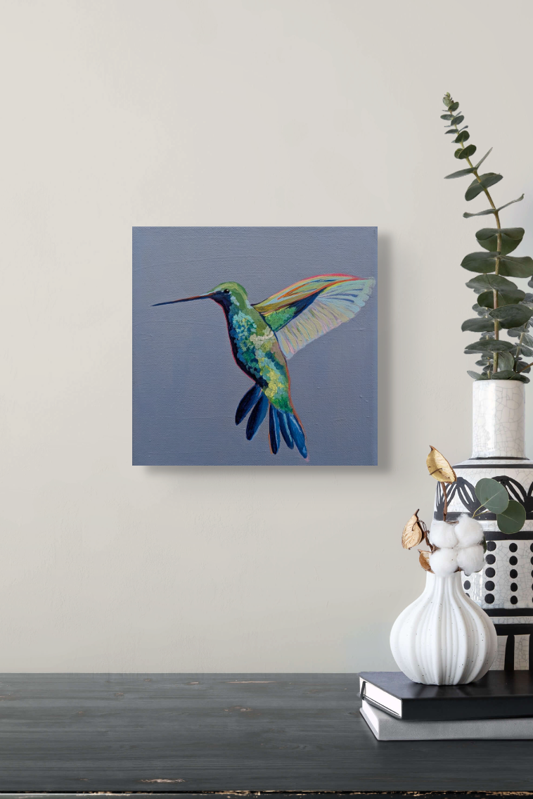 Hummingbird Series - Blue