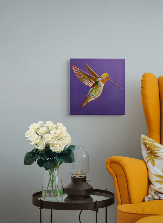 Hummingbird Series - Purple